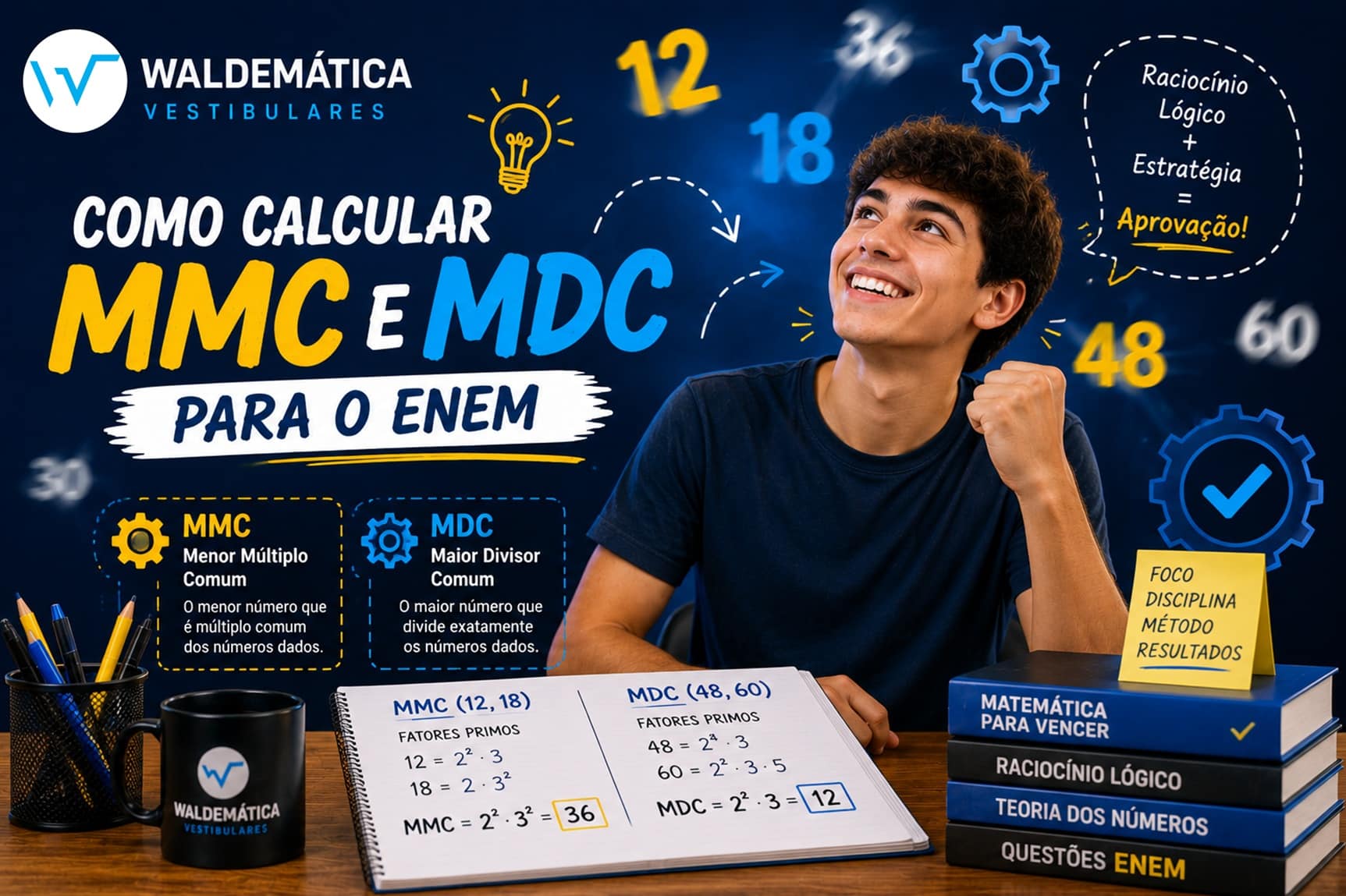 Como Calcular MMC e MDC: Guia Definitivo e Sem Chatice para o ENEM