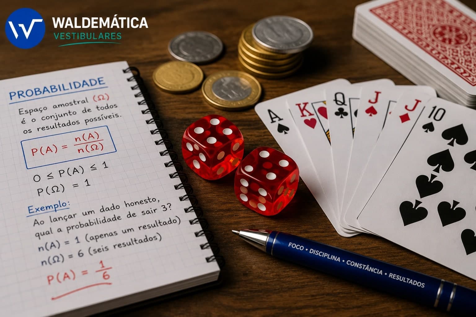 Exercícios de Probabilidade: Lista Prática com Resoluções em Vídeo