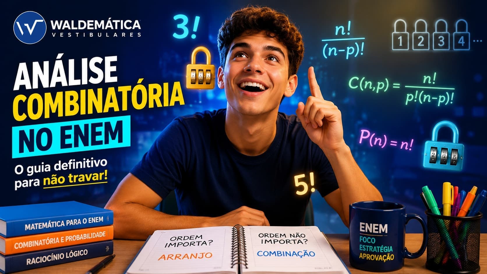 Análise Combinatória no ENEM: O Guia Definitivo para Não Travar
