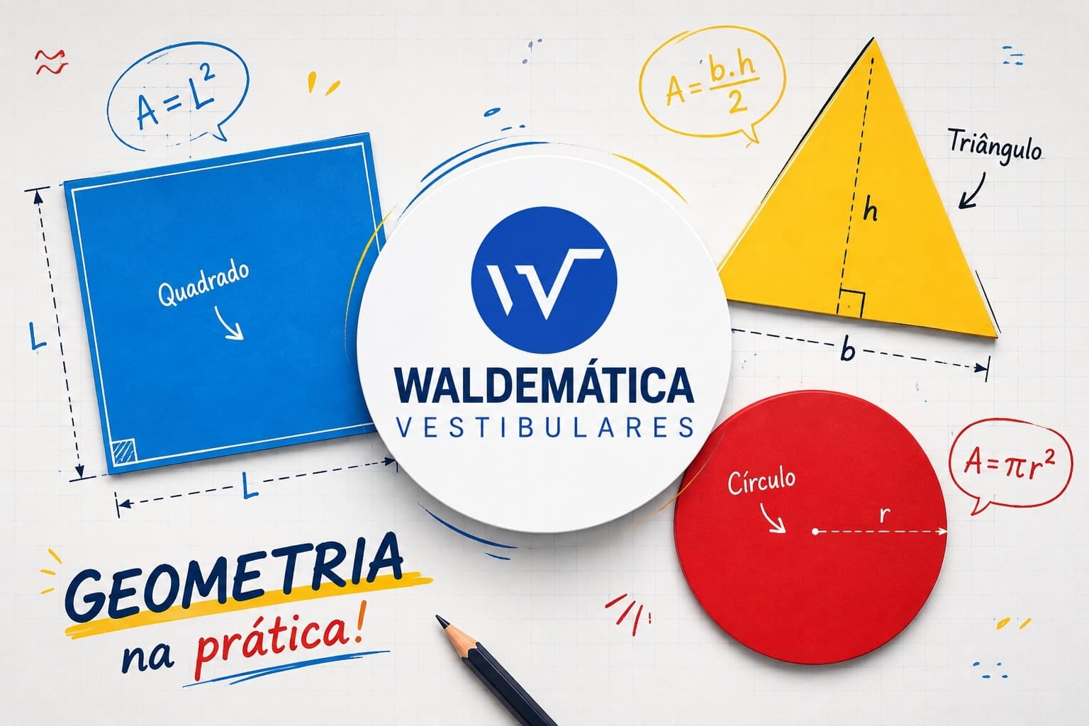 Áreas de Figuras Planas: Aprenda as Fórmulas e Arrase no Enem!