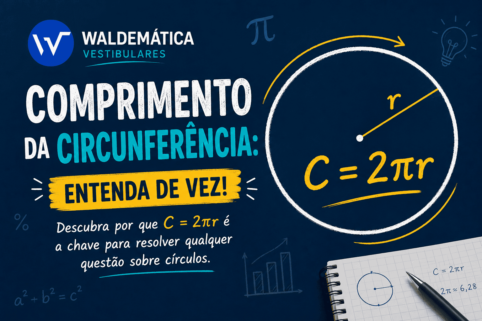 Comprimento da Circunferência: Fórmulas, História e Exercícios para o ENEM