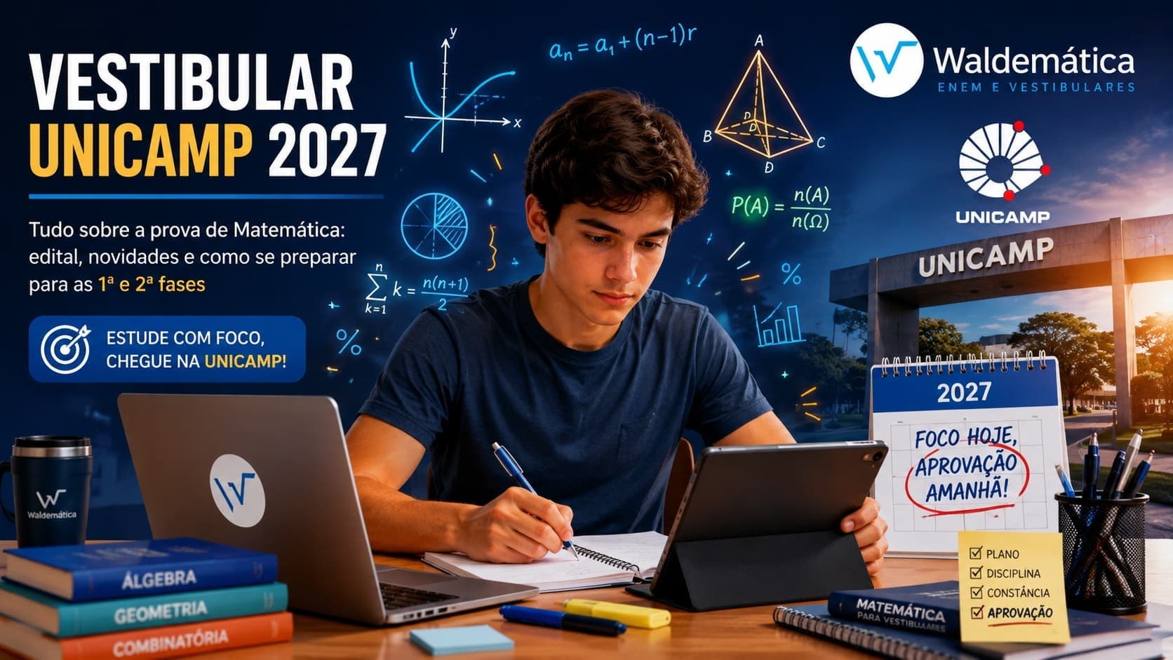 Vestibular Unicamp 2027: O Que Muda na Prova de Matemática?