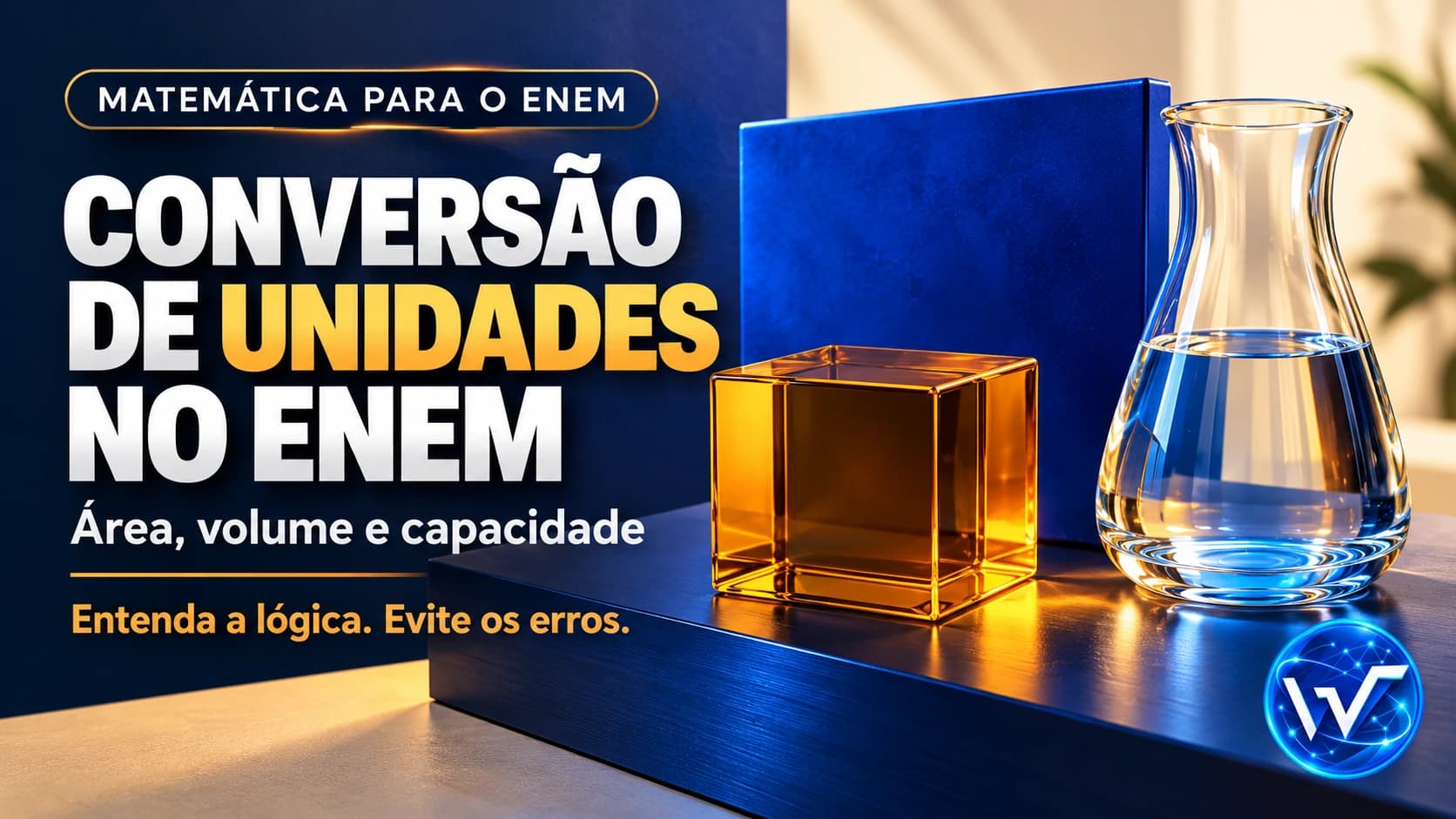 Conversão de unidades no ENEM envolvendo área, volume e capacidade